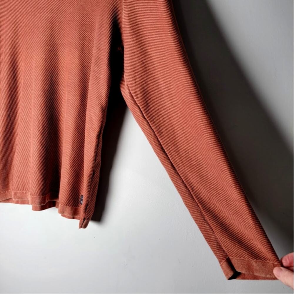 Weatherproof Vintage Terracotta Cotton Shirt XL Long Sleeve Rustic Casual Work - Picture 5 of 9